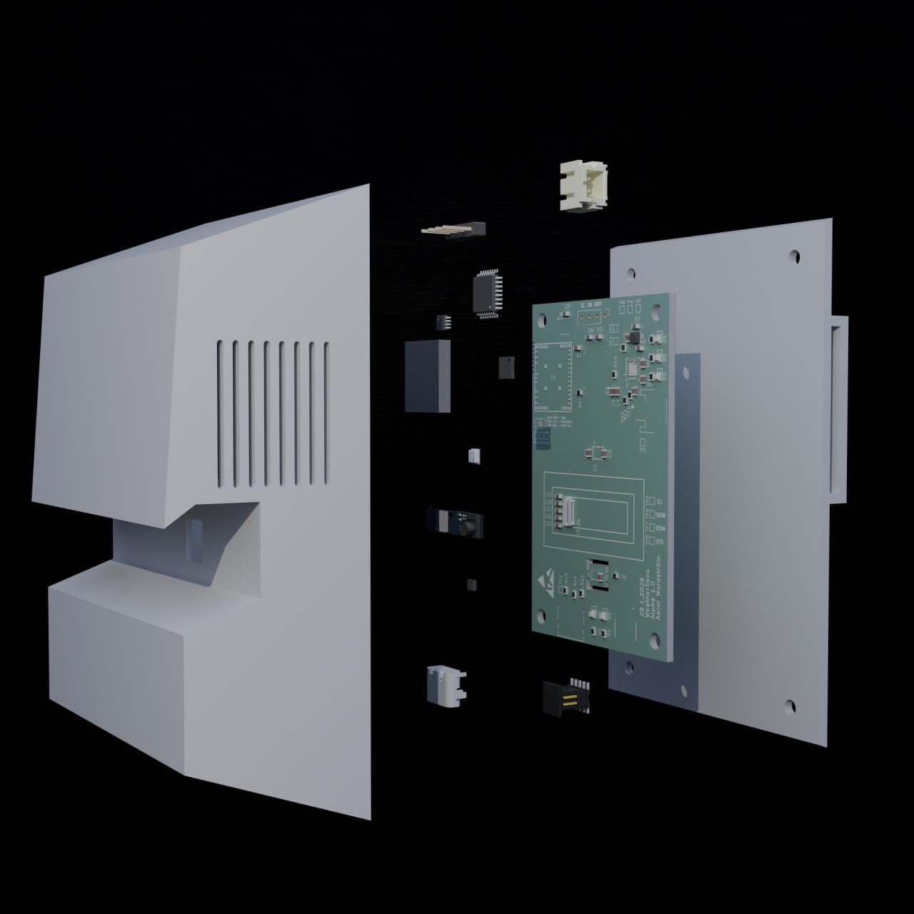 Miniature-scale IoT Weather Station in its casing